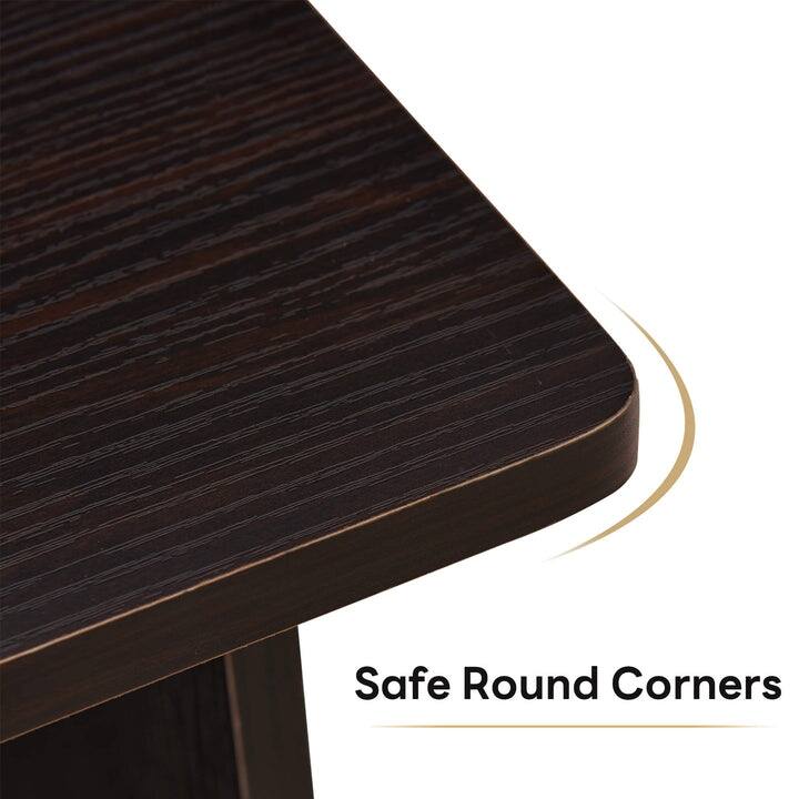 Ivinta Wood L Shaped Computer Desk with Hutch Modern Corner Gaming Desk