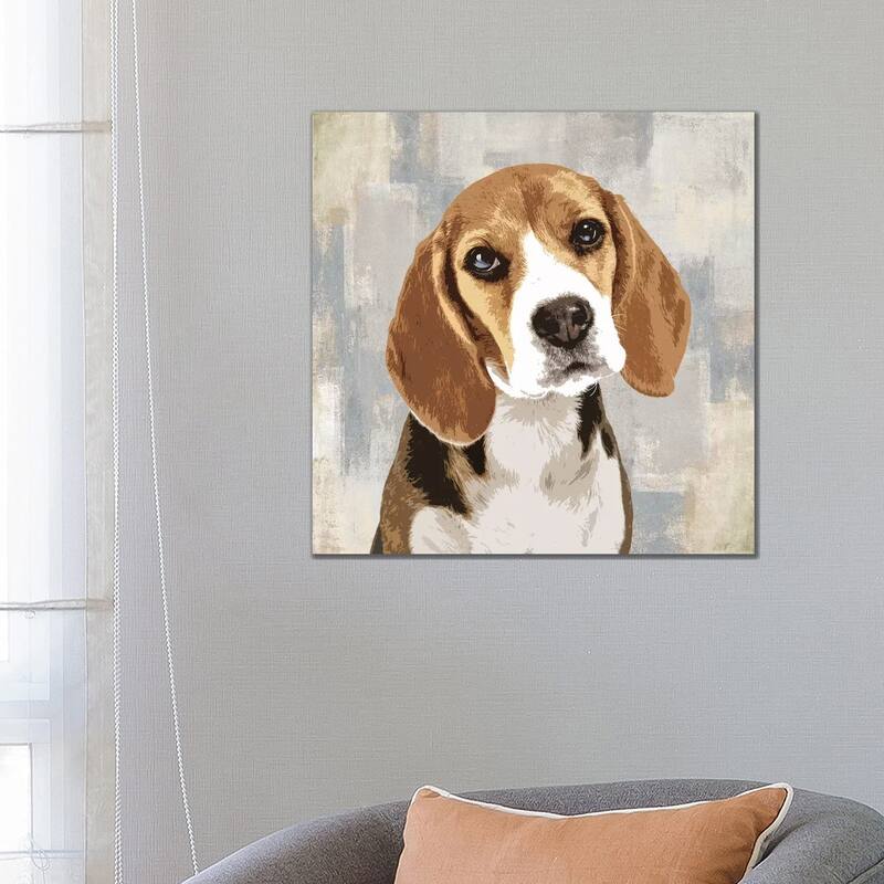 iCanvas "Beagle" by Keri Rodgers Canvas Print - 26x26x1.5