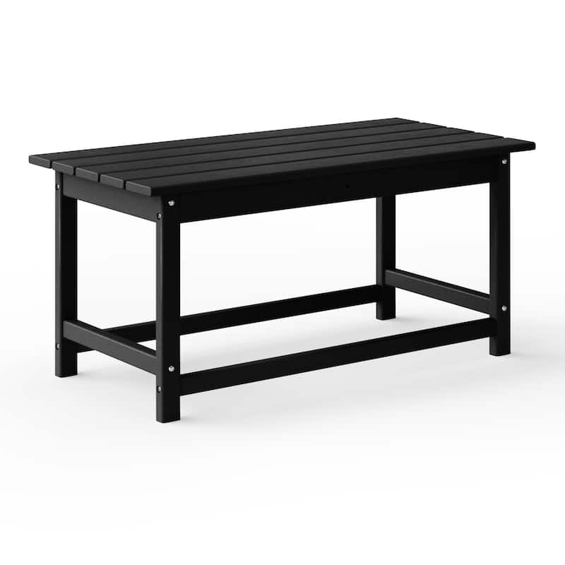 Laguna Hdpe All Weather Outdoor Patio Rectangular Coffee Table