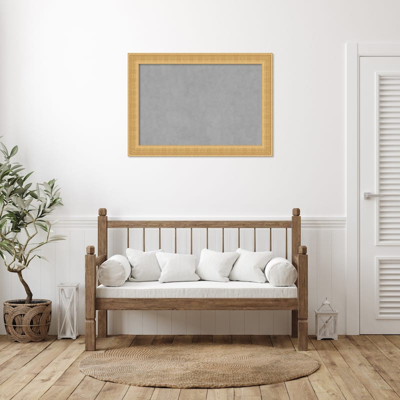 Amanti Art Trellis Gold Framed Magnetic Board