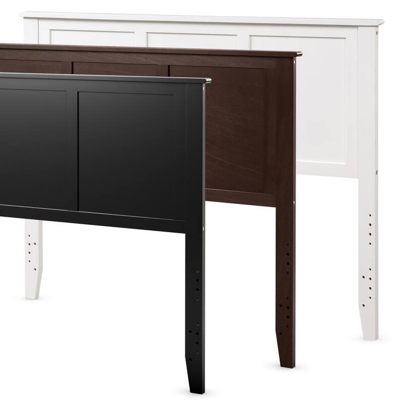 Costway Full Wood Headboard Flat Panel Pre-drilled Holes Height