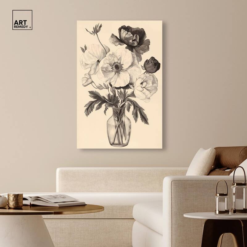 Herbarium's Hush I Canvas by Art Remedy, Gallery Wrapped