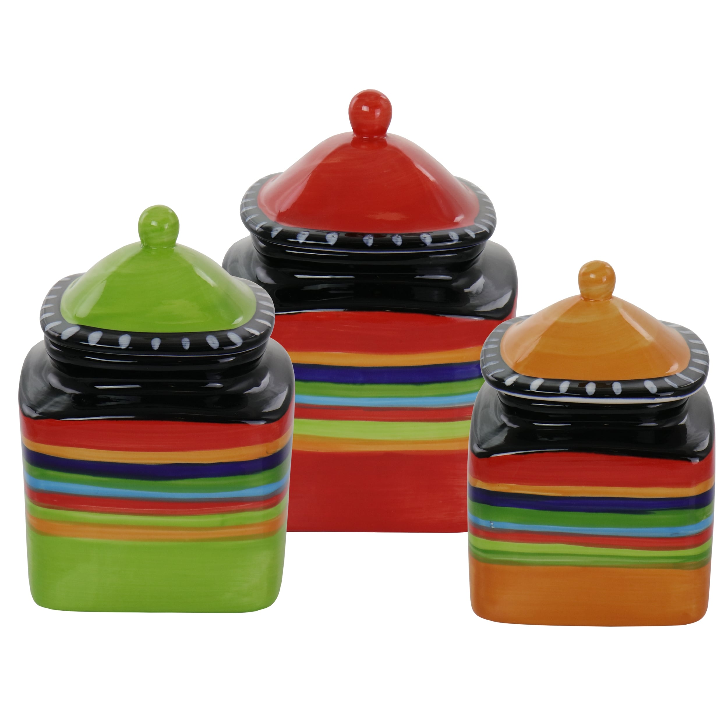 Gibson Elite Pueblo Springs 3 Piece Durastone Canister Set Bed Bath Beyond 32524474