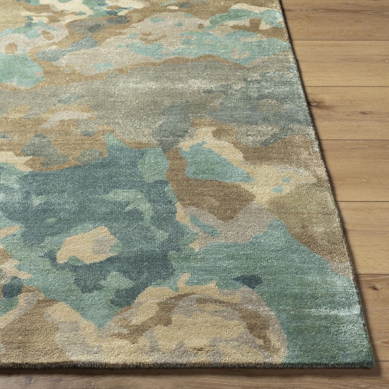 Hand-Knotted Virgil Abstract Indoor Area Rug