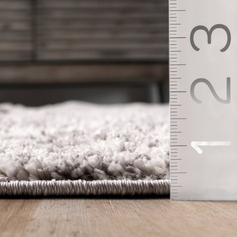 Nuloom Geometric Agata Textured Tassel Area Rug