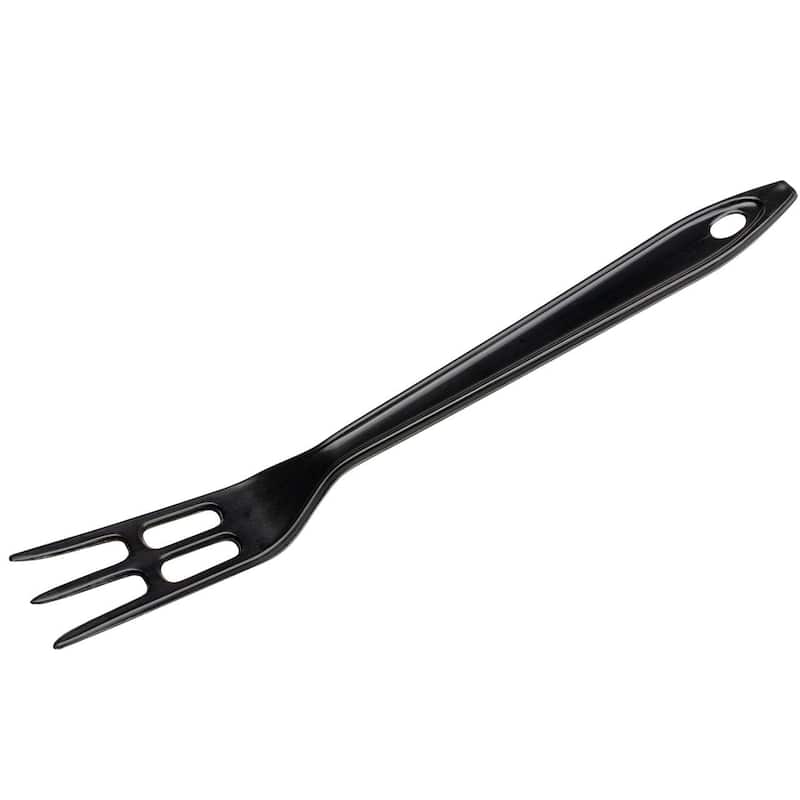 Hutzler LOPOL Set of 2 Reinforced Nylon Waffle Forks - Black