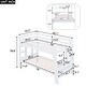 preview thumbnail 5 of 14, Twin over Twin Bunk Bed with Built-in Ladder, and Ample Storage Shelves, Pine Wood Frame