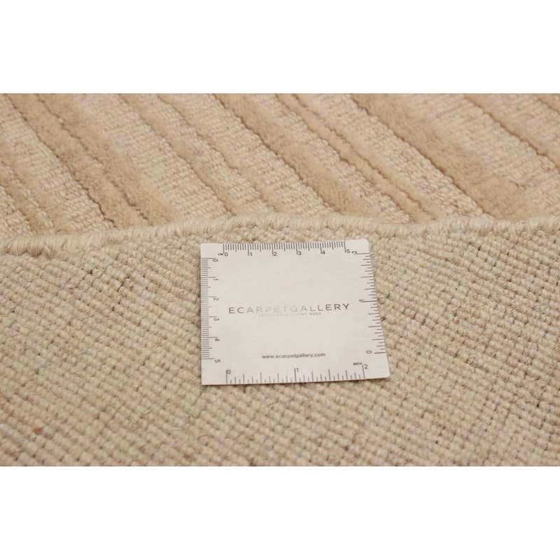 Kashkuli Gabbeh Beige Rug 5'2" x 5'2" - 5'2 x 5'2