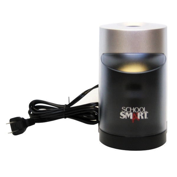 School Smart Vertical Pencil Sharpener, 6 x 4 Inches, Electric, Black and Gray. Opens flyout.