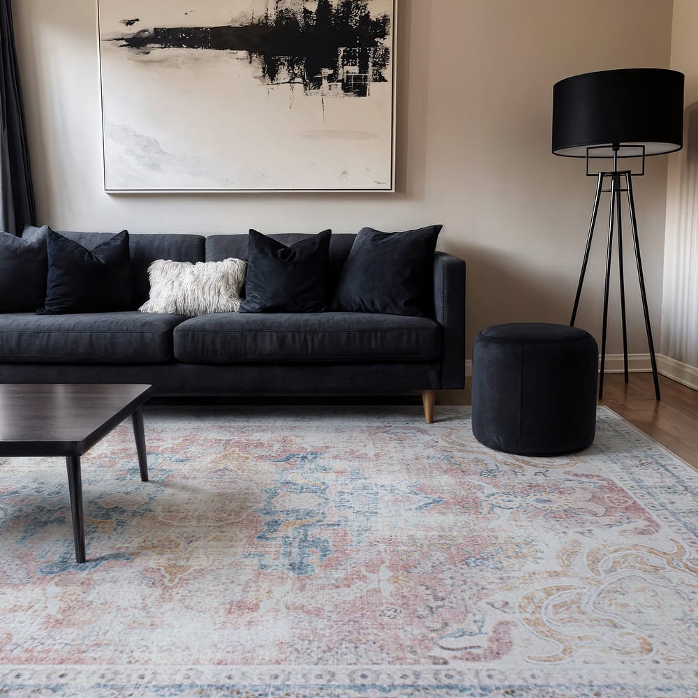 World Rug Gallery Bohemian Oriental Washable Area Rug