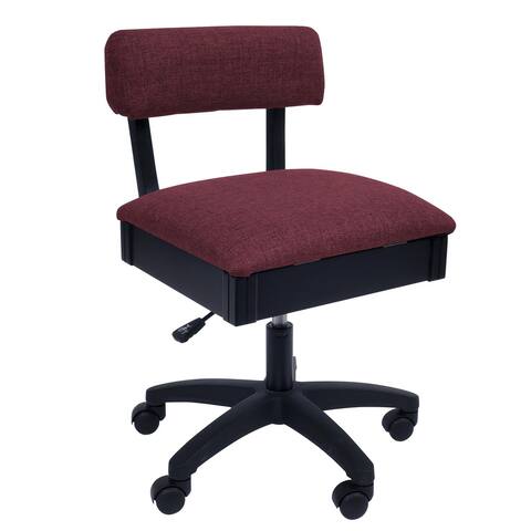 Arrow Hydraulic Chair in Crown Ruby