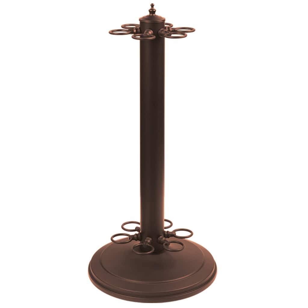 Standing Metal Pool Cue Holder