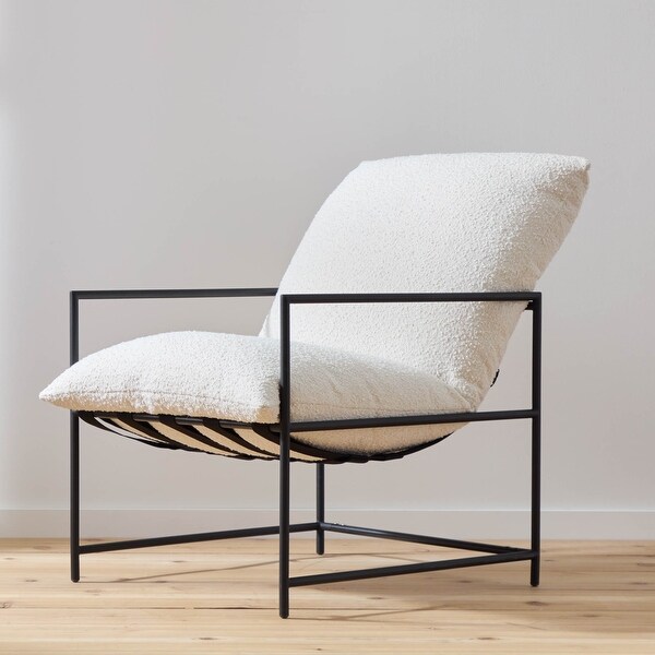 Mayview Simms Indoor Metal Sling Chair Charcoal