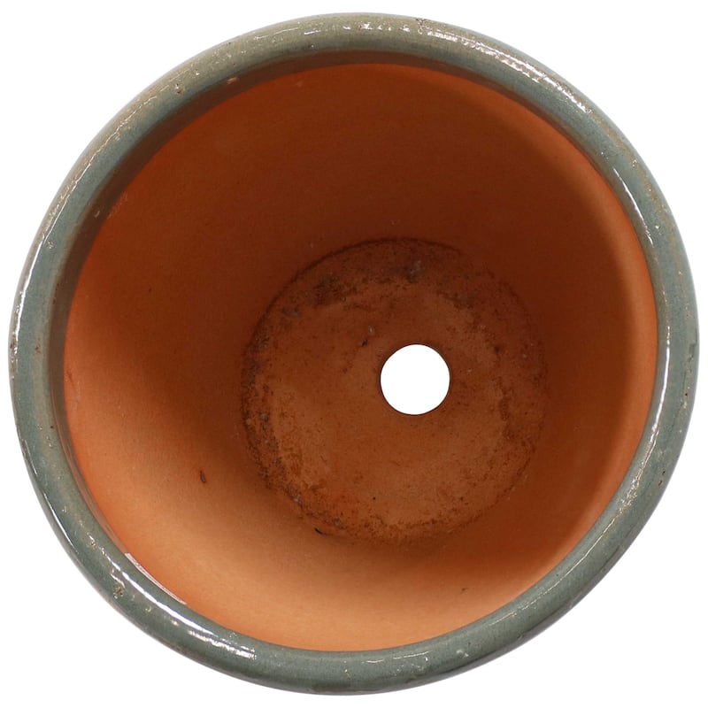 Resort Ceramic Indoor/Outdoor Planter - Set of 2 - Gray - 8-Inch