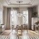 preview thumbnail 11 of 11, Antique Bronze 6-Light Glam Crystal Chandelier - Antique Bronze