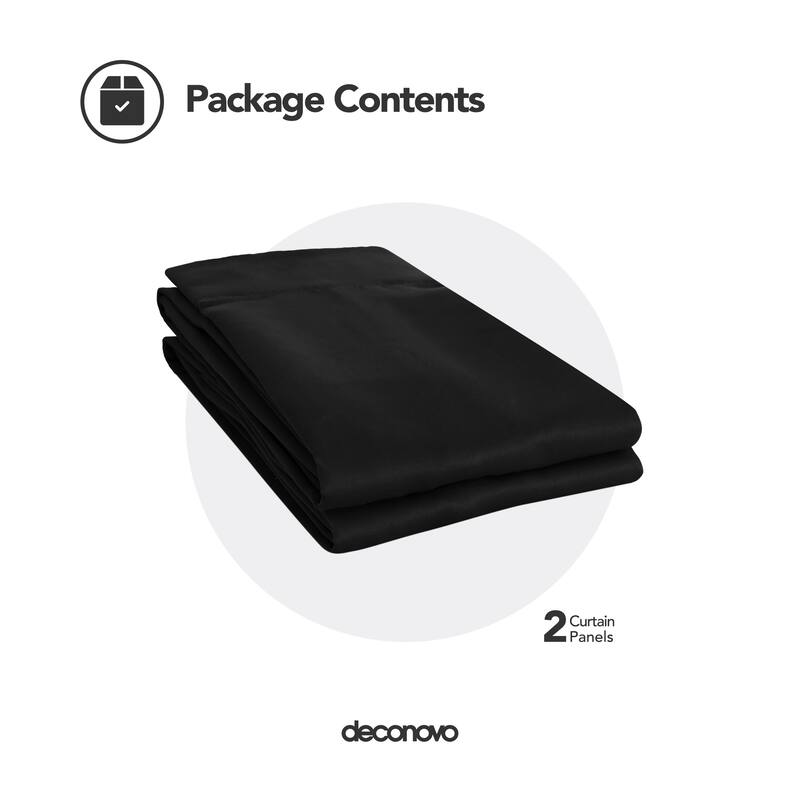 Deconovo Grommet 38 Width Curtain (2 Panel)