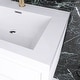 preview thumbnail 176 of 191, Wood Wall-Mounted Bathroom Vanity with Sink and Soft Close Drawers