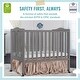 preview thumbnail 2 of 3, Dream On Me , 2 In 1 Lightweight Portable Cribs - Steel Grey