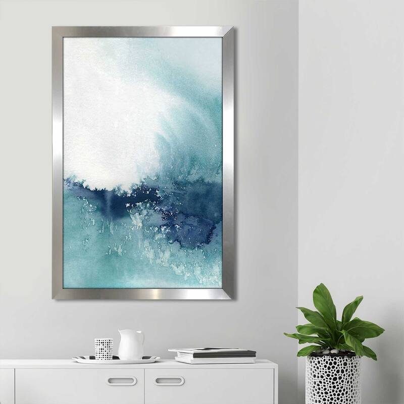 "Wispy Waves II (Vertical)" by Carol Robinson Print on Acrylic