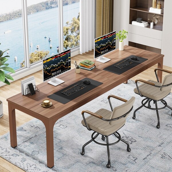 78.74-Inch Computer Desk with Metal Legs, Extra Long 2