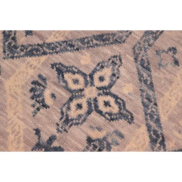 Fine Oushak Modern Jerlene Gray Blue Wool Rug 7 9 X 10 4 7 Ft 9 In X 10 Ft 4 In On Sale Overstock 27031506
