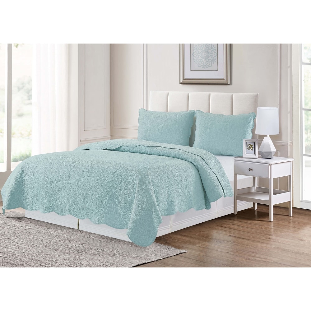 Christiana Cotton Reversible Machine Washable Quilt Set