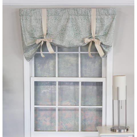 RLF Home Quality Tie-Up Valance Lazy Summer Ivory - 50x20