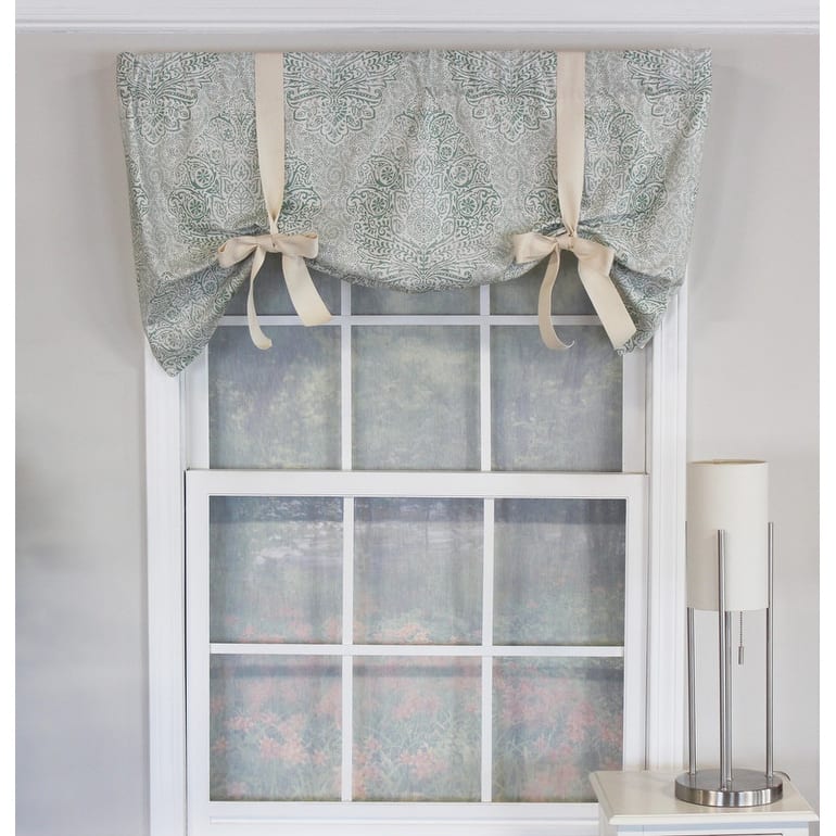 RLF Home Quality Tie-Up Valance Lazy Summer Ivory - 50x20