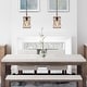 preview thumbnail 5 of 12, Farmhouse 1-Light Rustic Wood Cylinder Island Pendant Lights for Dining Room - 6'' L x 6'' W x 11'' H