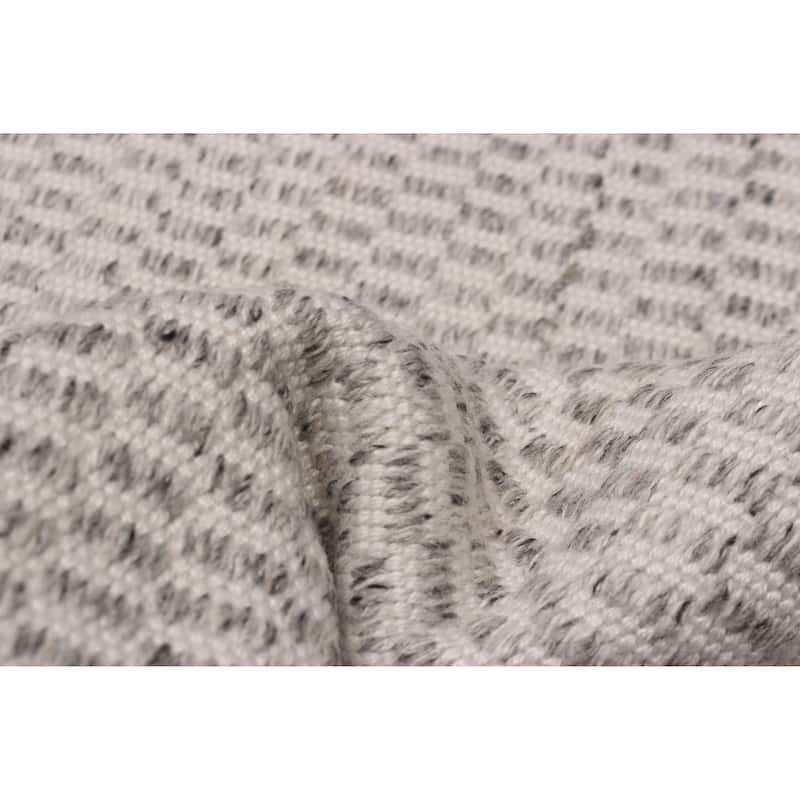 Boho Silver Kilim 4'0" x 6'2" - 4'0 x 6'2