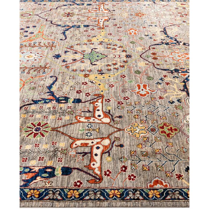 Serapi One-of-a-Kind Hand-Knotted Area Rug - Brown - 8' 0" x 9' 9"