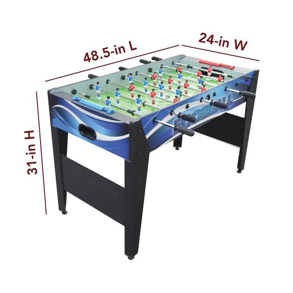 Hathaway Allure 48in Foosball Table Black and Blue Bed Bath