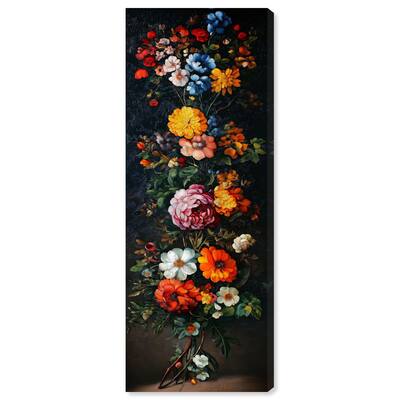Botanical Rhapsody III Panoramic Canvas by Art Remedy, Gallery Wrapped