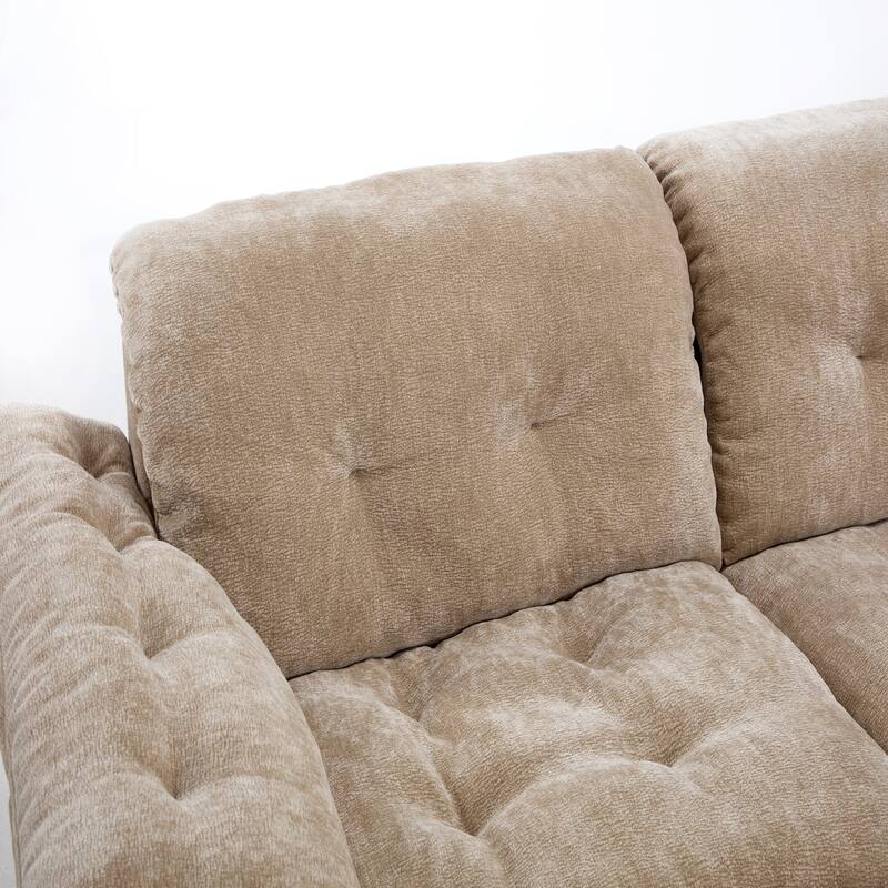 Modular Convertible Cushioned Sleeper Sofa Set