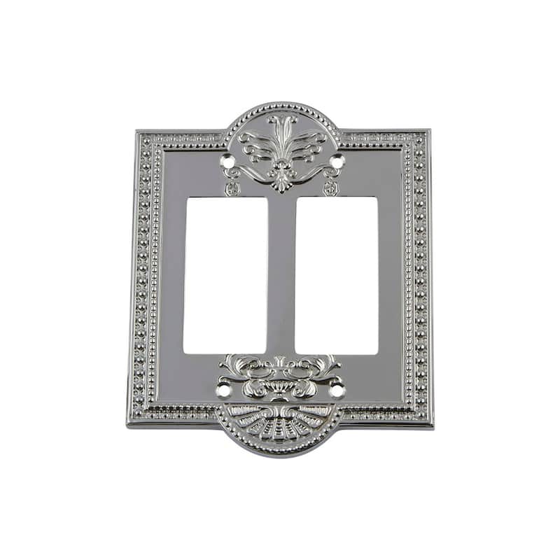 Nostalgic Warehouse MEA_SWPLT_R2 Meadows Double Rocker / GFI Wall