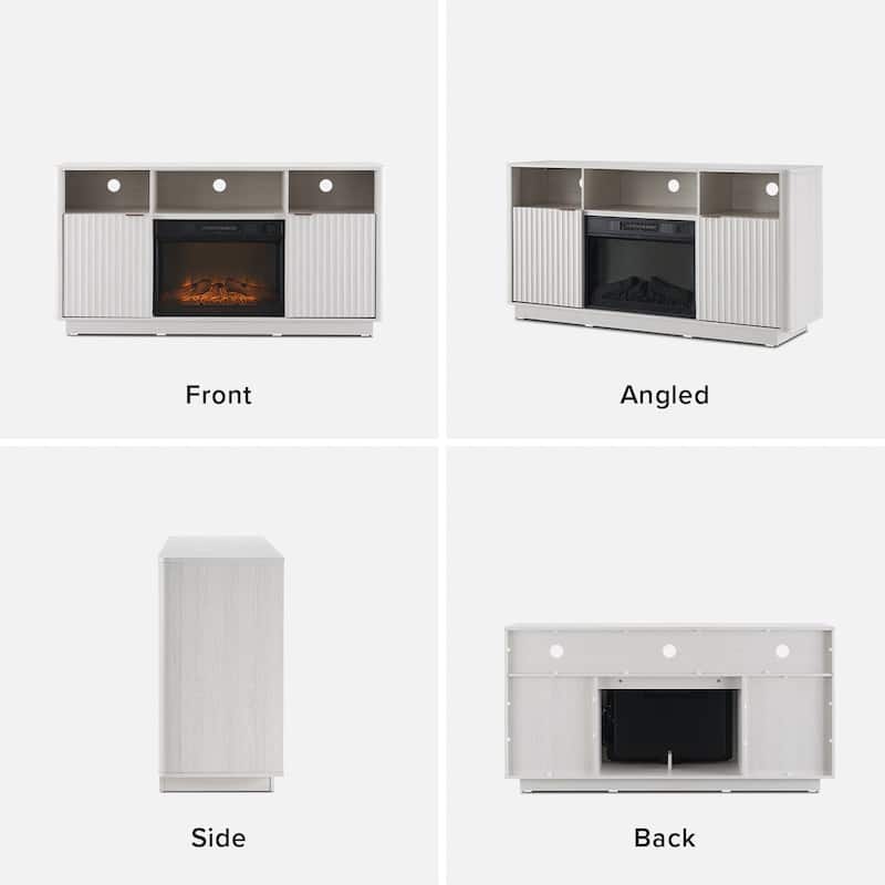 Mopio Brooklyn 59" Electric Fireplace TV Stand