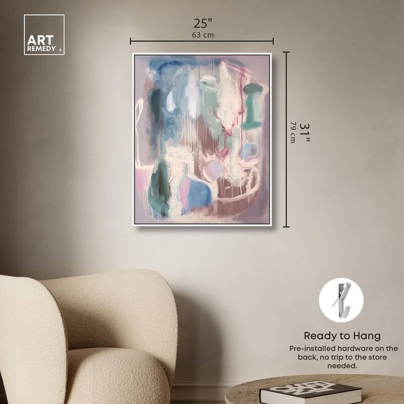 Silk and Satin I Canvas by Art Remedy