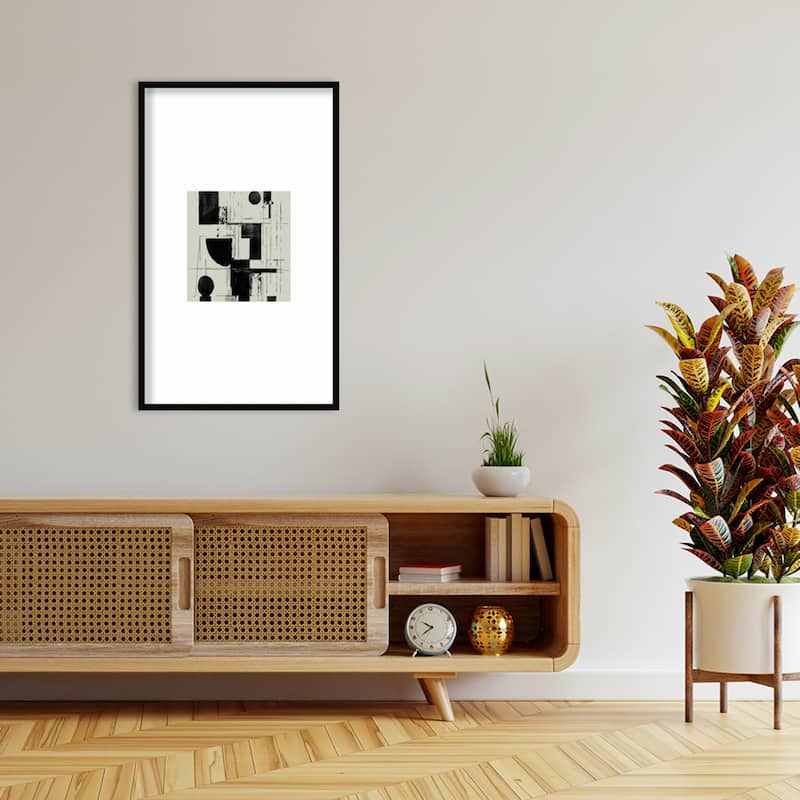 Interconnected No. 1 by Cartissi Wood Framed Wall Art Print