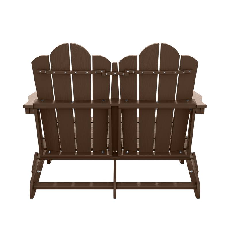 Outdoor HDPE Foldable Patio Loveseat