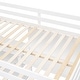 preview thumbnail 13 of 25, Full Size Wooden Loft Bed with Shelves, Desk and Writing Board, White
