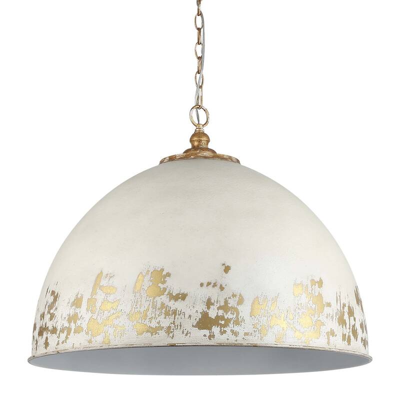 Golden Lighting 0809-BP VG Alison 8 Light 27" Wide Pendant - Vintage Gold / Antique Ivory