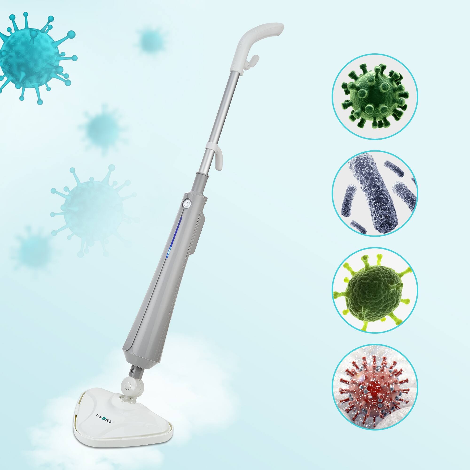 True & Tidy STM300 MultiSurface Steam Mop, 1300Watt Bed Bath