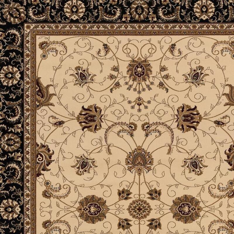 HomeRoots Oriental Traditional Square Area Rug