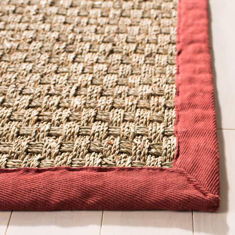 SAFAVIEH Natural Fiber Zymryd Basketweave Seagrass Rug