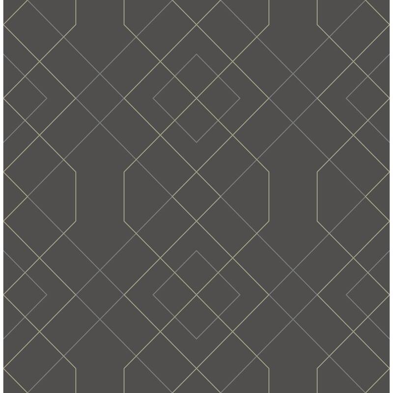 Scott Living Ballard Grey Geometric Wallpaper