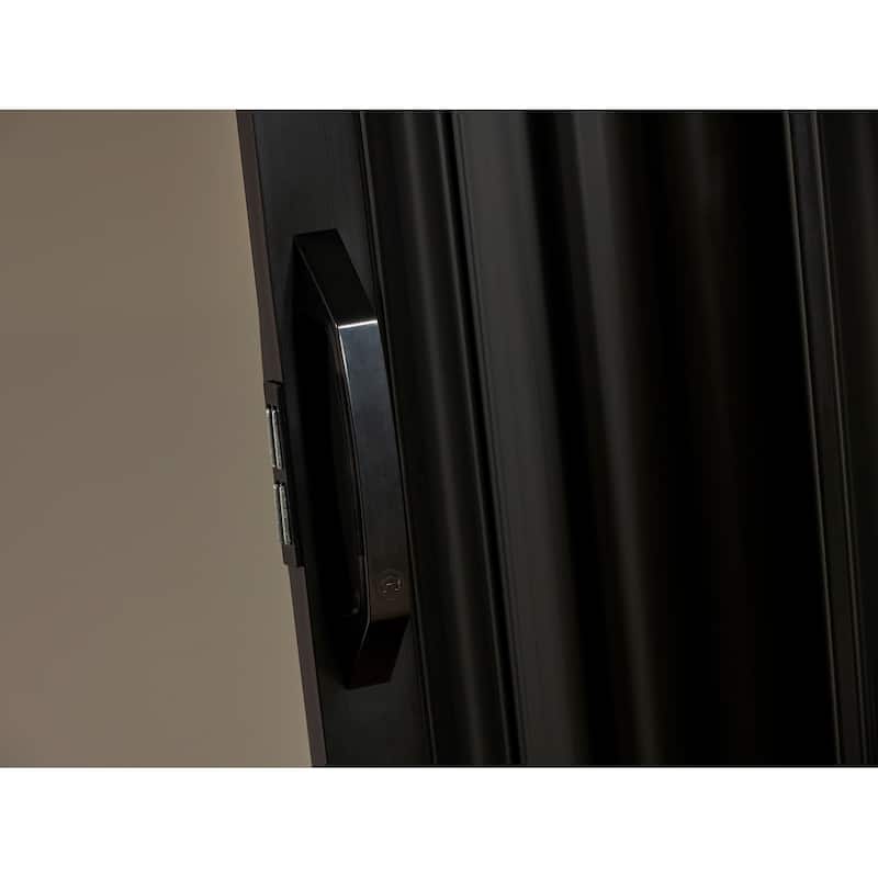 Spectrum Dunes Black PVC 36-inch Folding Door