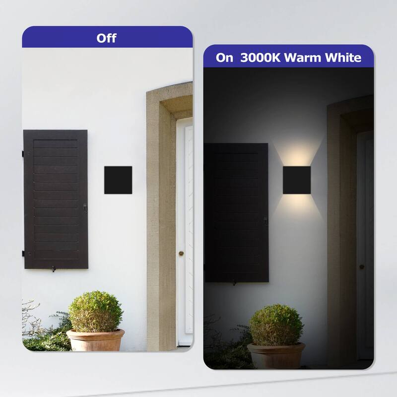 Outdoor Wall Light LED Lamp Sconce Lantern 6W 360Lm