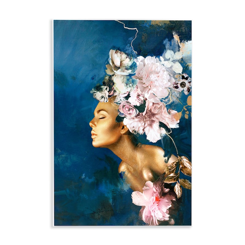 Stupell Sophisticated Floral Woman Wall Plaque Art Design By Design Fabrikken - 10 x 15