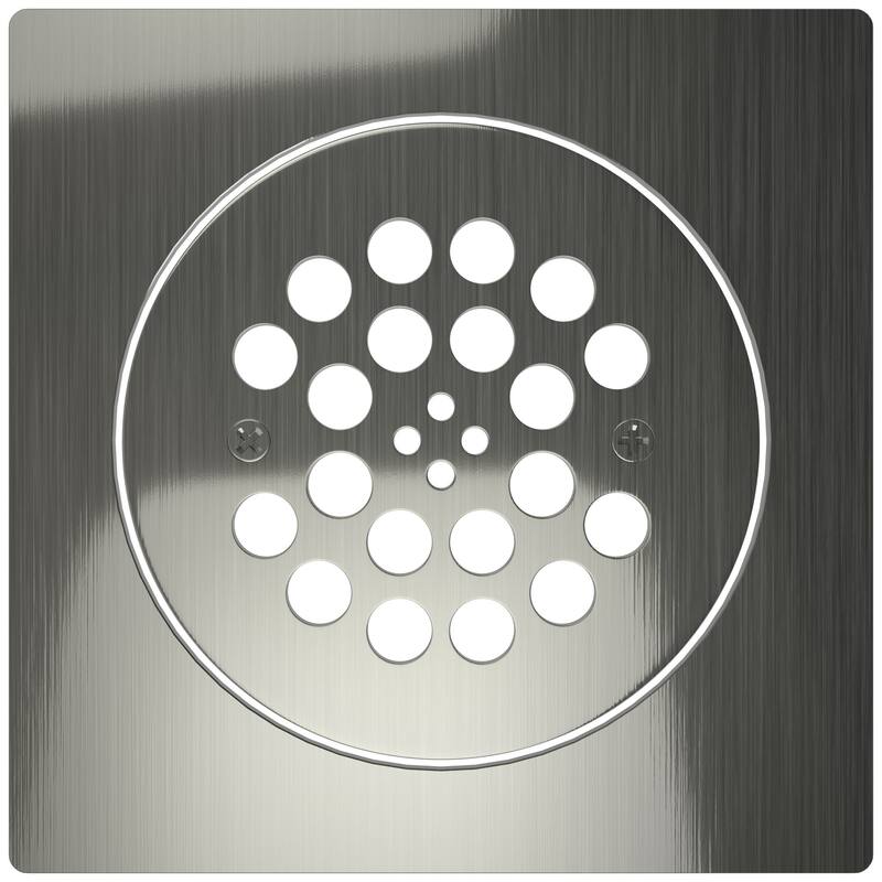 Tile Redi Redi Drain 5-3/4" Square Shower Drain Cover - Brushed Nickel