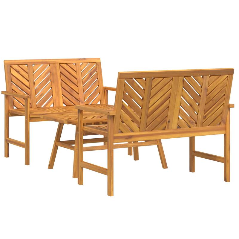 vidaXL 3/4/5 Piece Garden Lounge Set Solid Wood Acacia